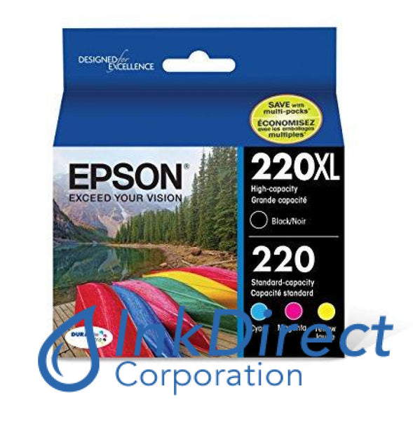 Genuine Epson T220xlbcs T220xl Bcs Epson 220xl Black Standard Color In Ink Direct Corporation 3112