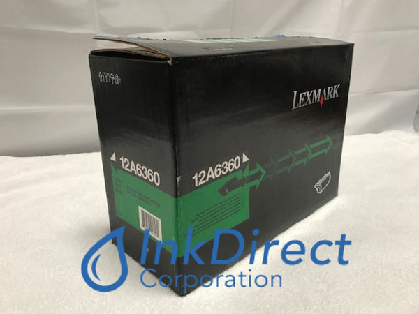 Genuine Lexmark 12A6360 Print Cartridge Black Optra T620 T620DN T620IN  T620N T622 T622DN T622IN – Ink Direct Corporation