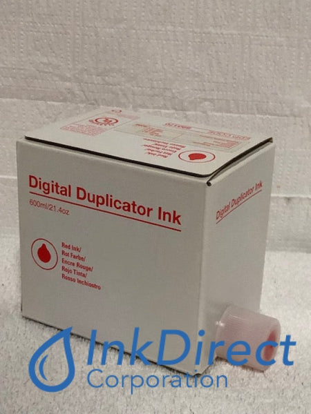 Genuine Ricoh 893170 Digital Duplicator Ink Ink Red