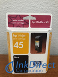 Expired) HP 51645A 45 Ink Jet Cartridge Black Ink Jet Cartridge , HP - All-in-One OfficeJet Pro 1150C, 1170, 1170CSE, 1170CXI, 1175CSE, - Copier Color Copier 110, 120, 140, 170, 210LX, 260, 270, - InkJet Printer DesignJet 750C, 755CM, DeskJet 1000CSE, 1000CXI, 1120CSE, 1120CXI, 1220C, 1600C, 1600CM, 6122, 710C, 712C, 720C, 722C, 820C, 820CXI, 832C, 850C, 855C, 870CSE, 870CXI, 880C, 882C, 890CSE, 890CXI, 895CSE, 895CXI, 9300, 932C, 950C, 960C, 970CXI, 990CSE, 990CXI, 995C, 995CK,