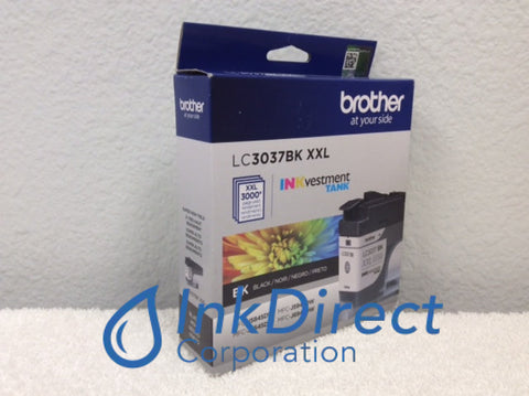 Genuine Brother LC3037BK XXL LC-3037BK XXL INKvestment Ink Tank Black Ink Jet Cartridge , Brother &nbsp; - All-in-One &nbsp;MFC J5845DW, &nbsp;J5845DWXL, &nbsp;J5945DW, &nbsp;J6545DW, &nbsp;J6545DWXL, &nbsp;J6945DW,