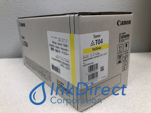 Genuine Canon 2977C001AA 2977C001 Canon T04 Toner Cartridge Yellow C475iF DX C477iF DX C478iF Toner Cartridge , Canon&nbsp; &nbsp;- Multi Function&nbsp; ImageRunner Advance C475iF III,&nbsp; C475iFZ III,&nbsp; DX C477iF,&nbsp; DX C477iFZ,&nbsp; DX C478iF,&nbsp; DX C478iFZ,&nbsp; DX C568iF