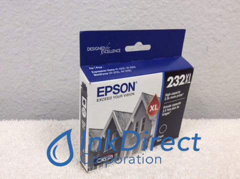 Genuine Epson T232XL120 T232XL120-S Epson 232 Ink Jet Cartridge Black Ink Jet Cartridge , Epson&nbsp; &nbsp;- All-in-One&nbsp; Expression Home XP-4200,&nbsp; XP-4205,&nbsp; WorkForce&nbsp; WF-2930,&nbsp; WF-2950,