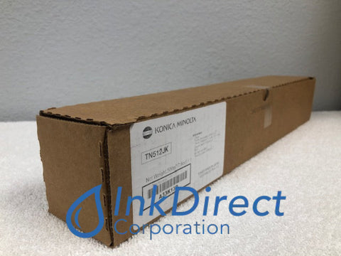 Genuine Konica Minolta A33K13D TN-512JK TN512JK (Plain Brown Box) Toner Cartridge Black Bizhub C454 C554 Toner Cartridge , Konica-Minolta - Multi Function BizHub C454, C554,