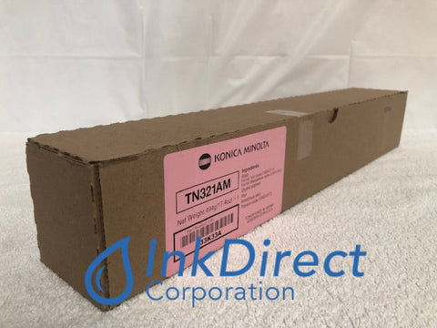 Genuine Konica Minolta A33K33A TN-321AM TN321AM (Plain Brown Box) Toner Cartridge Magenta BizHub C224 C284 C364 Toner Cartridge , Konica-Minolta - Multi Function BizHub C224, C284, C364,