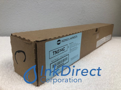 Genuine Konica Minolta A9E8430 TN-514C TN514C (Plain Brown Box) Toner Cartridge Cyan Bizhub C458 C558 C658 Toner Cartridge , Konica-Minolta - Multi Function BizHub C458, &nbsp;C558, &nbsp;C658