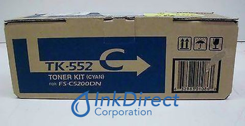 Genuine Kyocera Mita 1T02Hmcus0001 Tk-552C Tk552C Toner Cartridge Cyan