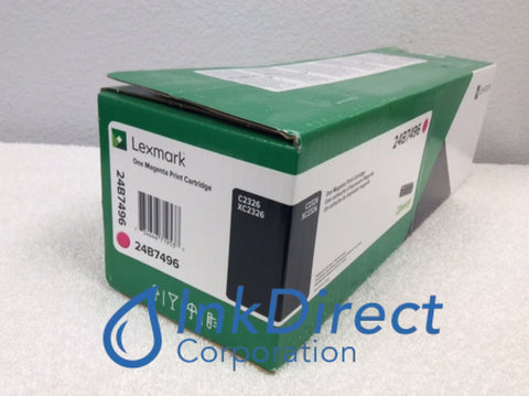 Genuine Lexmark 24B7496 Toner Cartridge Magenta C2326 XC2326 Toner Cartridge , Lexmark &nbsp; - Laser Printer &nbsp; C2326, &nbsp;XC2326