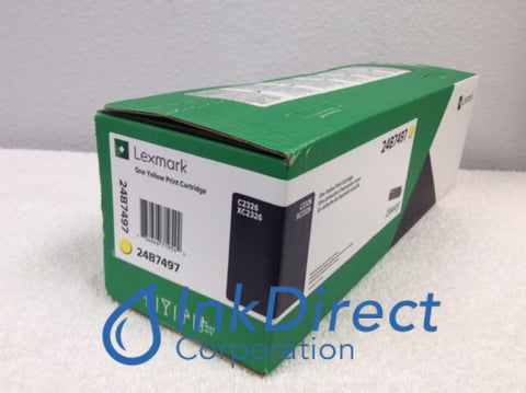 Genuine Lexmark 24B7497 Toner Cartridge Yellow C2326 XC2326 Toner Cartridge , Lexmark &nbsp; - Laser Printer &nbsp; C2326, &nbsp;XC2326