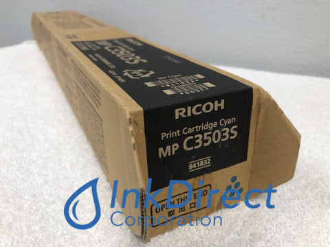 Genuine Ricoh Savin Lanier 841832 841816 841820 MP C3503S Print Cartridge Cyan Print Cartridge , Ricoh - Multi Function AFICIO MP C3003, MP C3503,