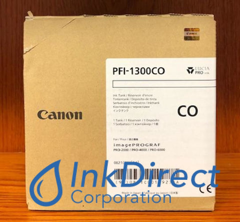 Genuine Canon 0821C001 PFI-1300CO Ink Tank Chroma Optimizer Pro-2000 4000 4000S 6000S Ink Jet Cartridge , Canon   - Wide Format Printer  ImagePrograf Pro-2000,  Pro-4000,  Pro-4000S,  Pro-6000S