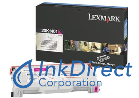 Genuine Lexmark 20K1401 Toner Cartridge Magenta