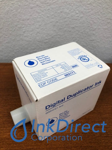 Genuine Ricoh 893171 Digital Duplicator Ink Ink Blue