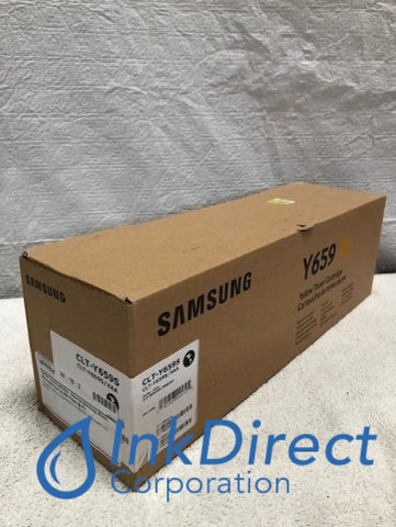 Genuine Samsung CLTY659S CLT-Y659S Y659 Toner Cartridge Yellow Toner Cartridge , Samsung - Multi Function CLX 8640ND, 8650ND,